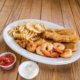 Catfish & Grilled Shrimp